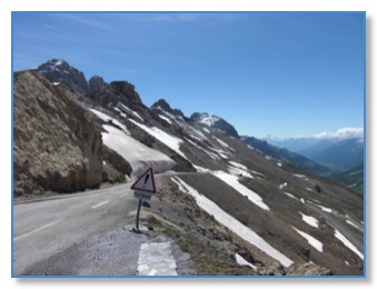 Route col Galibier