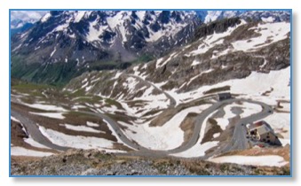 Route descente col du Galibier