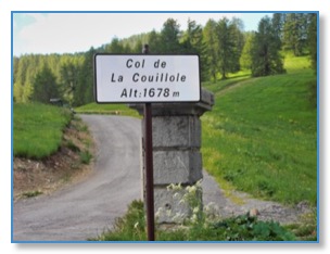 Panneau Col de la Couillole