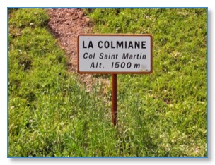 Panneau Col de la Colmiane