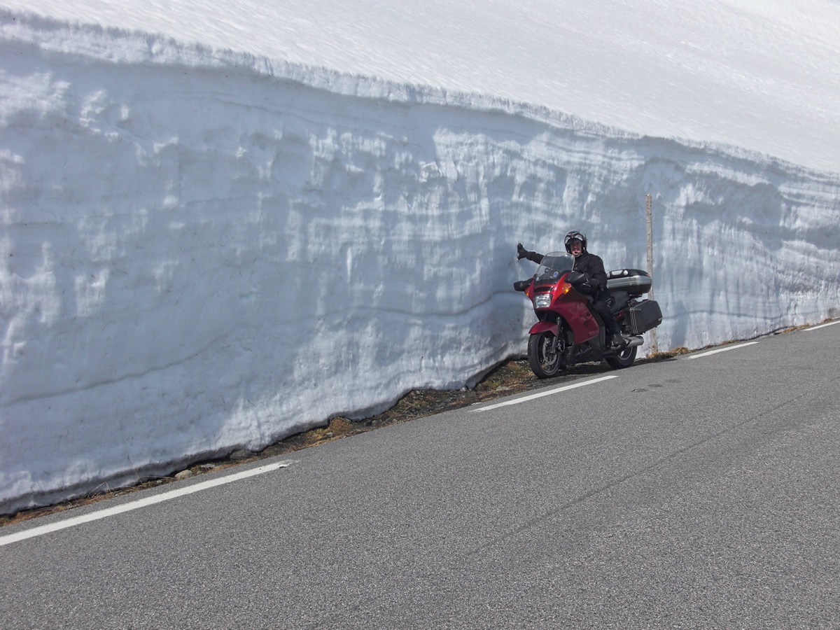 Un joli mur de neige