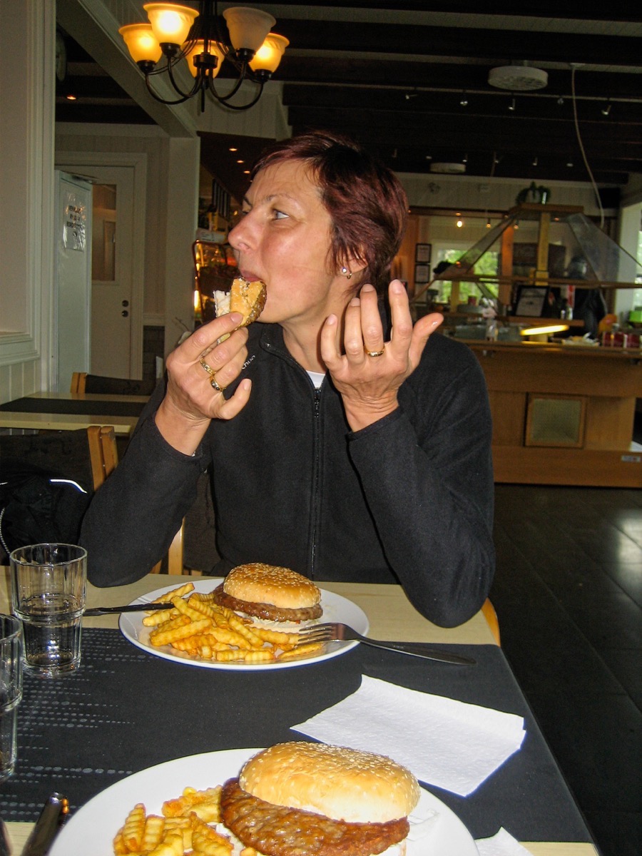Repas chaud bien mérité