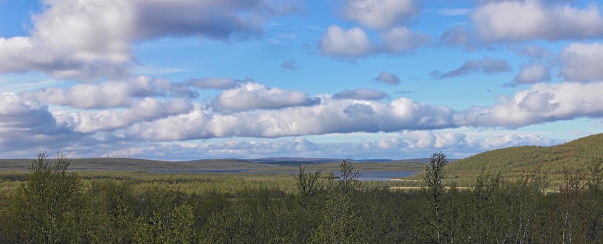 En redescendant par la Finlande