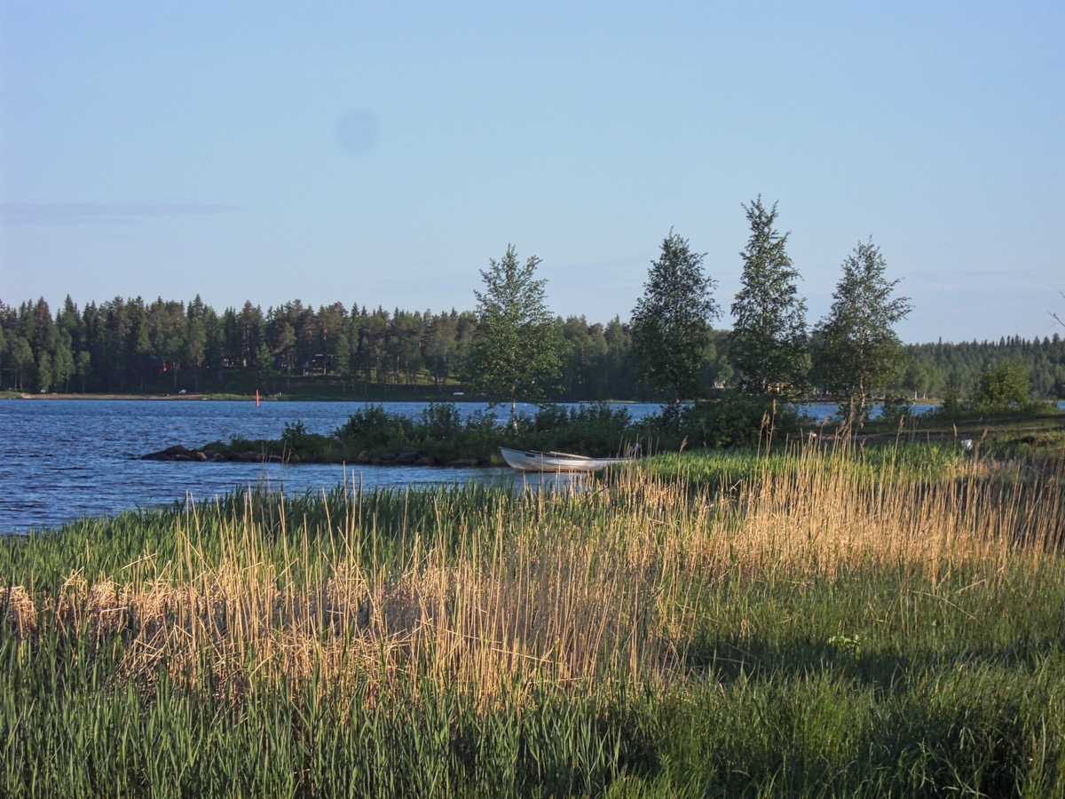 La crique la plus au Nord de la Baltique (eau douce)