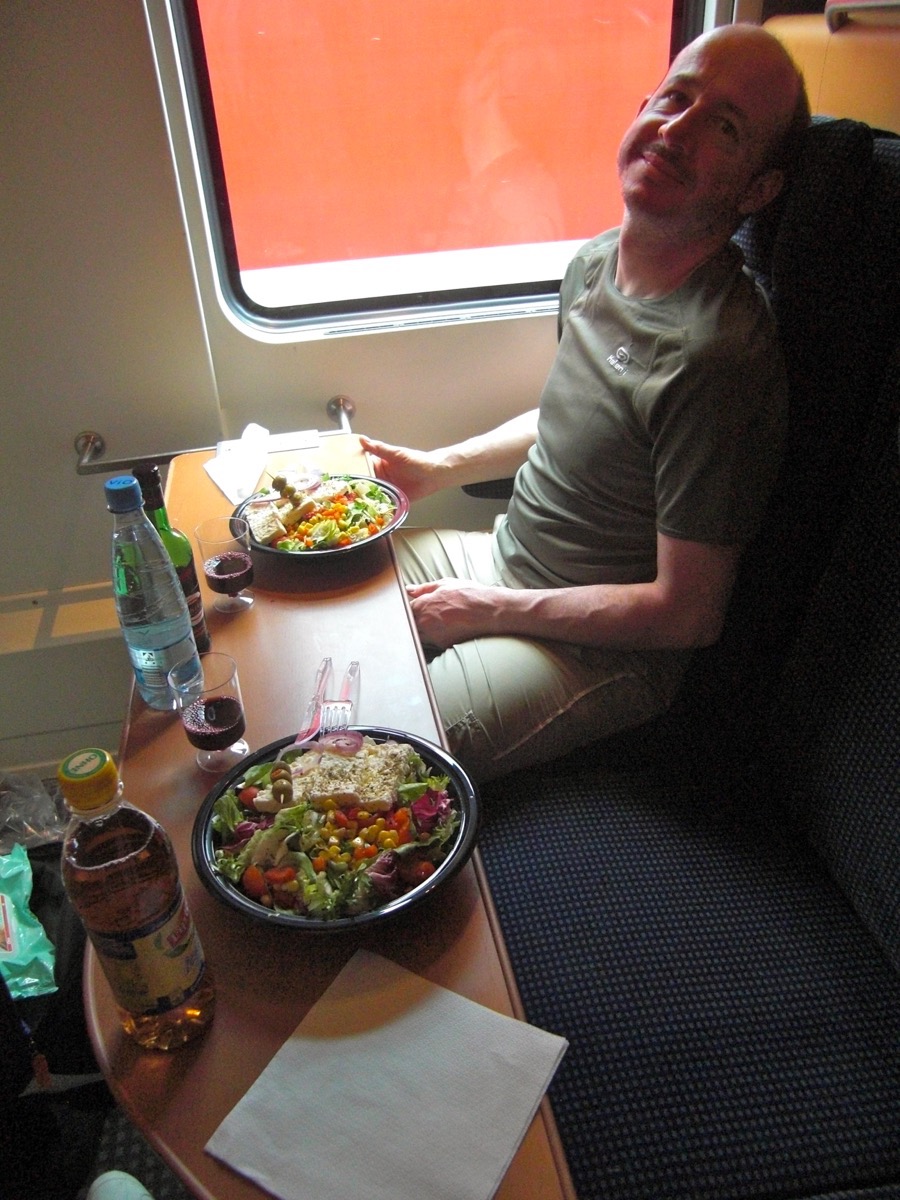 Diner dans le train