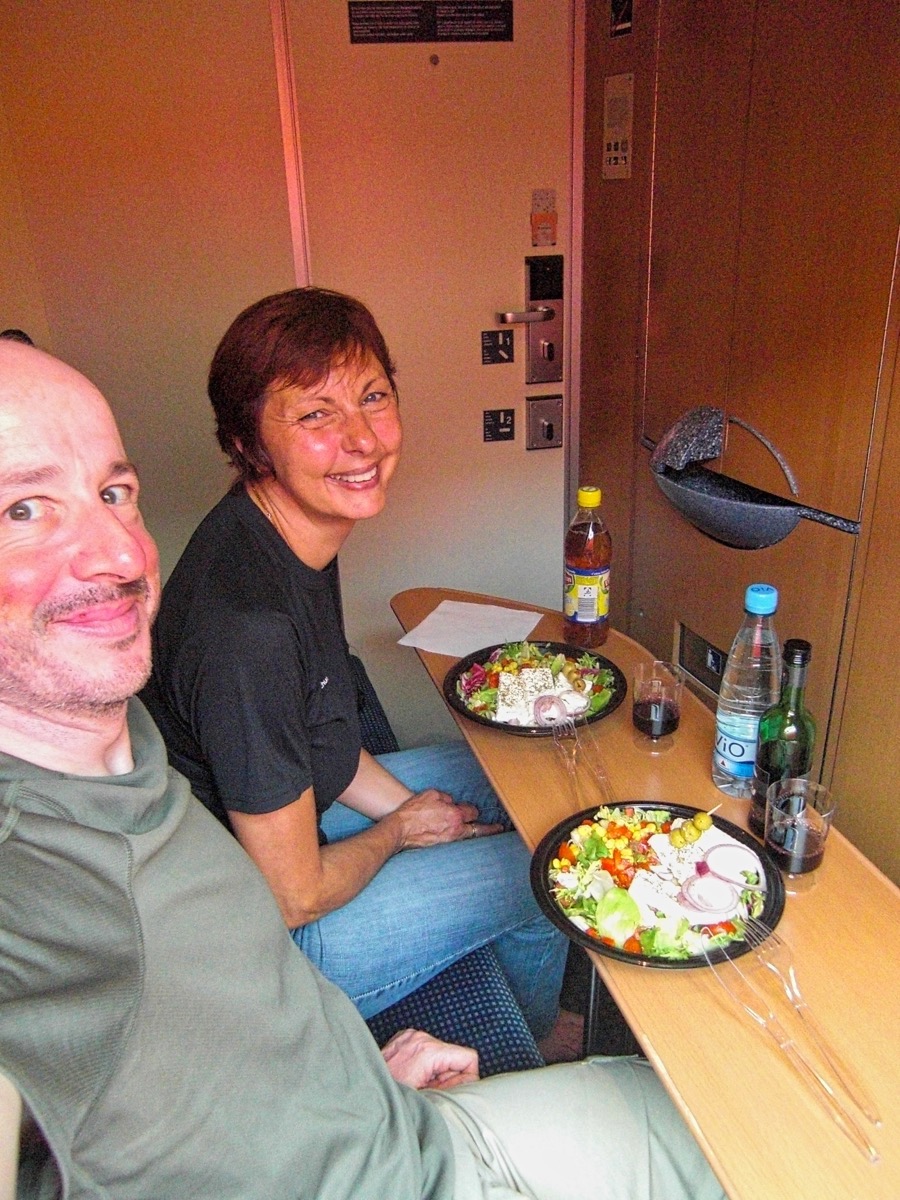 Diner dans le train