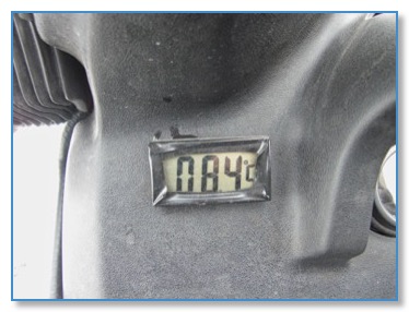 Temperature 8 degrés